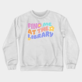 Library girl Crewneck Sweatshirt